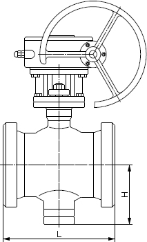 焊接偏心半球閥結構圖