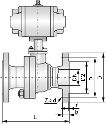 氣動(dòng)O型切斷球閥